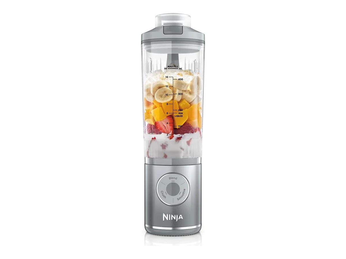 NINJA Blast Max Blender   BC251EUSL   Portable   Jar material Plastic   Jar capacity 0.57 L   Ice crushing   Silver - Image 1