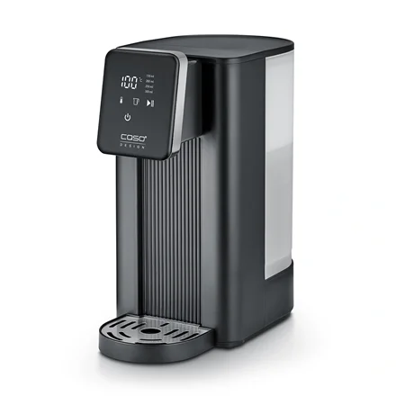 Caso Turbo Hot Water Dispenser HW 616 Water Dispenser 2600 W 2.5 L Plastic/Stainless Steel Black/Stainless Steel - Image 1