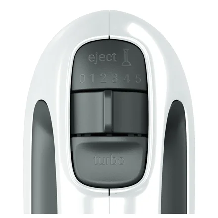 TEFAL Hand mixer HT460138 Prep'Mix 500 W Hand Mixer Number of speeds 5 Turbo mode White/Grey - Image 3