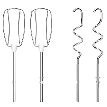 TEFAL Hand mixer HT460138 Prep'Mix 500 W Hand Mixer Number of speeds 5 Turbo mode White/Grey - Image 4