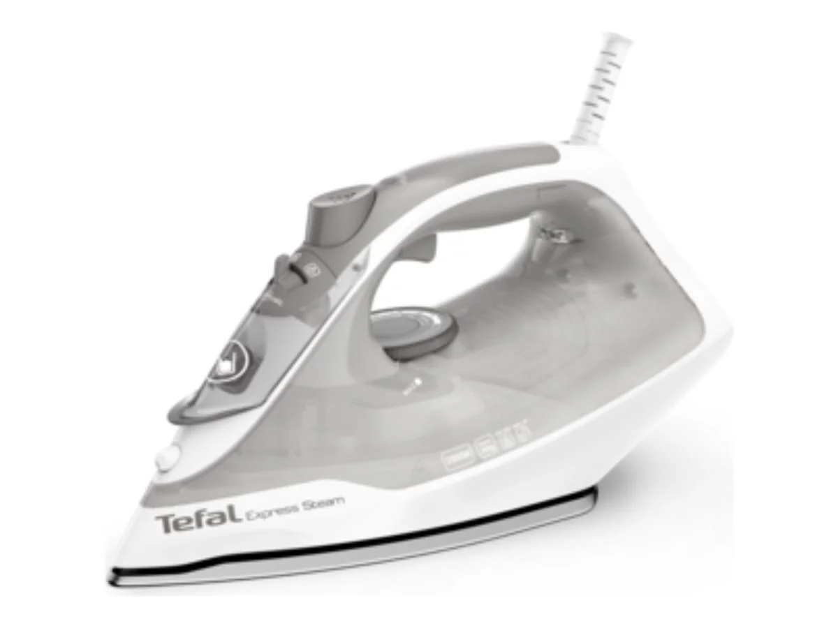 TEFAL Express Steam Iron   FV2863E1   Steam Iron   2500 W   Water tank capacity 270 ml   Continuous steam 30 g/min   Steam boost performance 200 g/min - Image 2