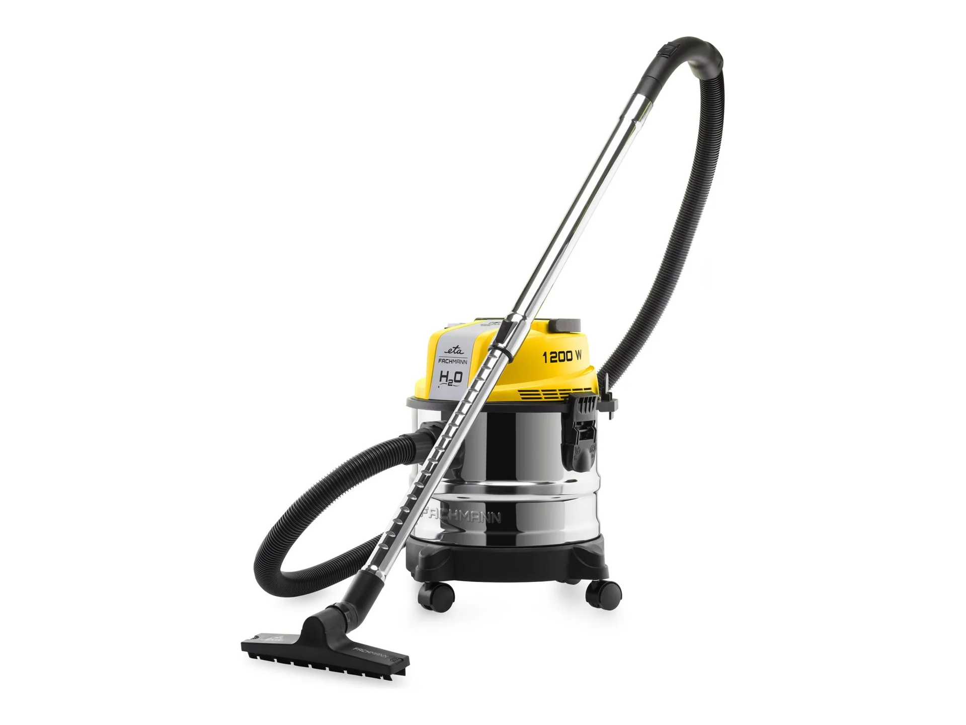 Vacuum Cleaner Fachmann 4211 90000 ETA Bag/Bagless Power 1200 W Wet suction Black/Yellow Dust capacity 15 L - Image 1