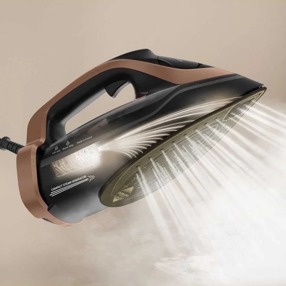 TEFAL   Steam Iron   Ultimate Power Pro FV9E50E0   Steam Iron   3200 W   Water tank capacity 350 ml   Continuous steam 85 g/min   Steam boost performance 300 g/min - Image 2