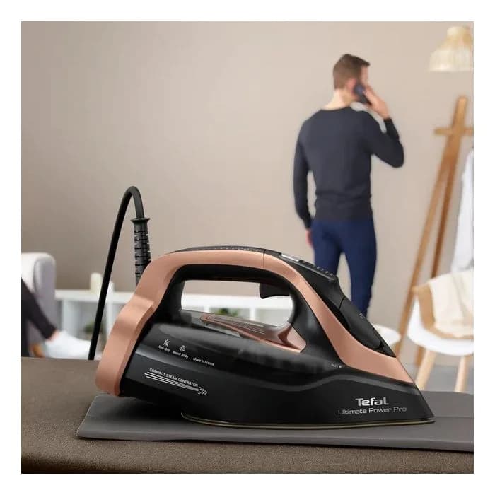 TEFAL   Steam Iron   Ultimate Power Pro FV9E50E0   Steam Iron   3200 W   Water tank capacity 350 ml   Continuous steam 85 g/min   Steam boost performance 300 g/min - Image 4