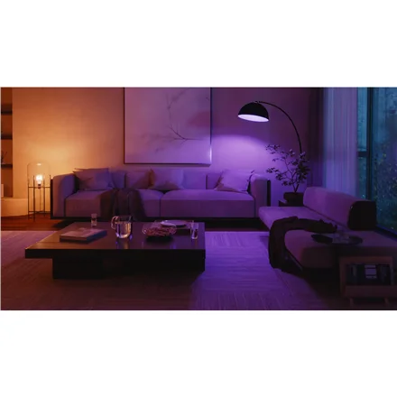 Philips Hue Starter set: 3 smart E27 bulbs, dimmer switch, Hue Bridge Pro   E27   White and colored light - Image 8