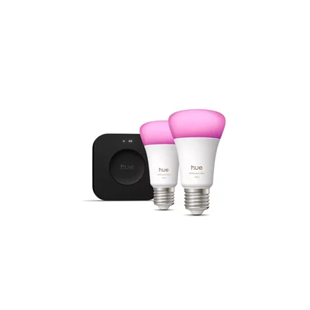 Philips Hue WCA A60 2KIT Pro EU   E27   White and colored light   Bluetooth and Zigbee - Image 1