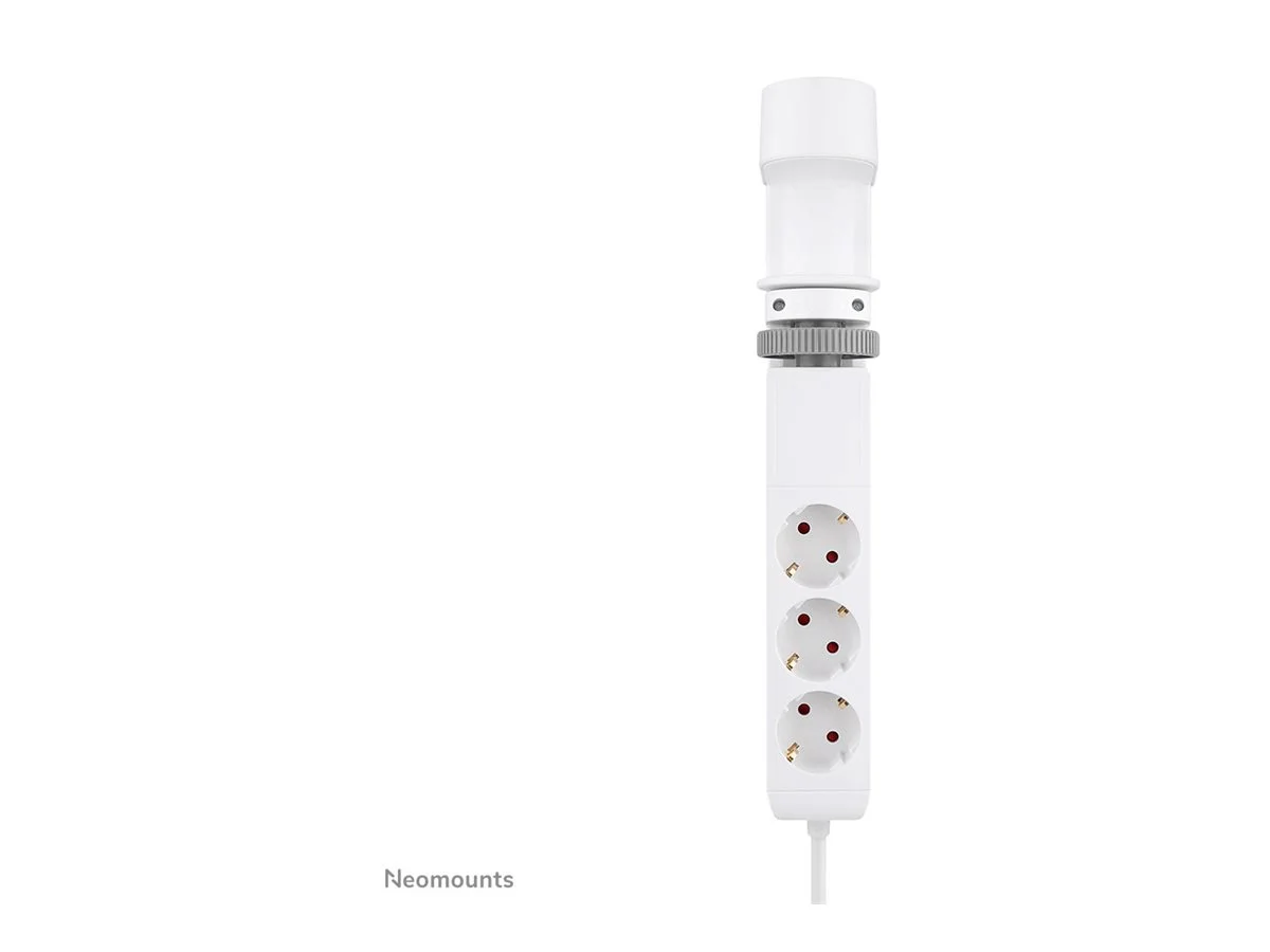 Neomounts   Desk socket with clamp and USB-C and USB-A ports - Quick charge   DS22-840WH6   White - Image 2