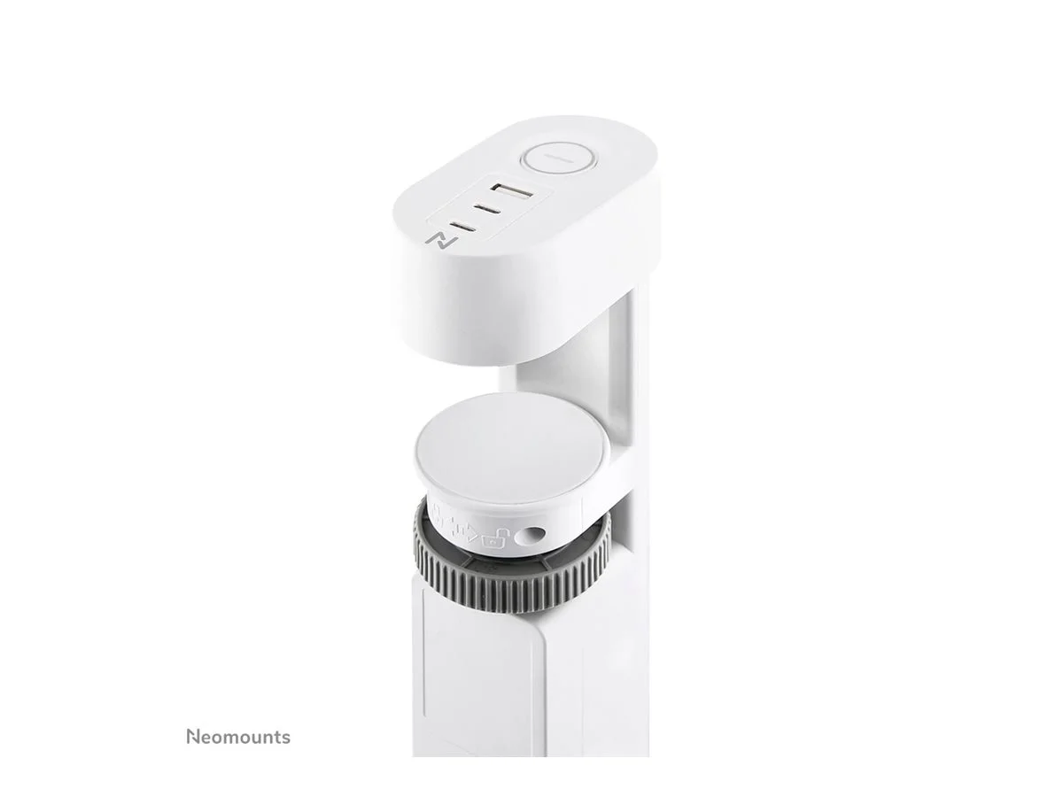Neomounts   Desk socket with clamp and USB-C and USB-A ports - Quick charge   DS22-840WH6   White - Image 8