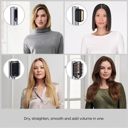 BABYLISS   Hair styling comb   Air Wand AS6555E   Ion conditioning   Number of heating levels 4   1600 W   Chrome - Image 11