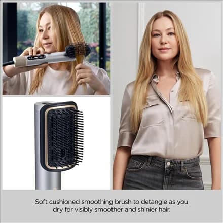 BABYLISS   Hair styling comb   Air Wand AS6555E   Ion conditioning   Number of heating levels 4   1600 W   Chrome - Image 6