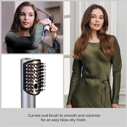 BABYLISS   Hair styling comb   Air Wand AS6555E   Ion conditioning   Number of heating levels 4   1600 W   Chrome - Image 7