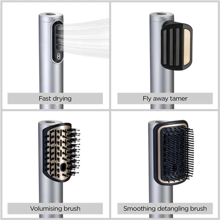BABYLISS   Hair styling comb   Air Wand AS6555E   Ion conditioning   Number of heating levels 4   1600 W   Chrome - Image 9