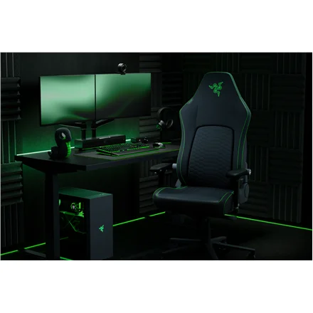 Razer Ergonomic Gaming Chair with Breathable Comfort Iskur V2 NewGen Black/Green - Image 3