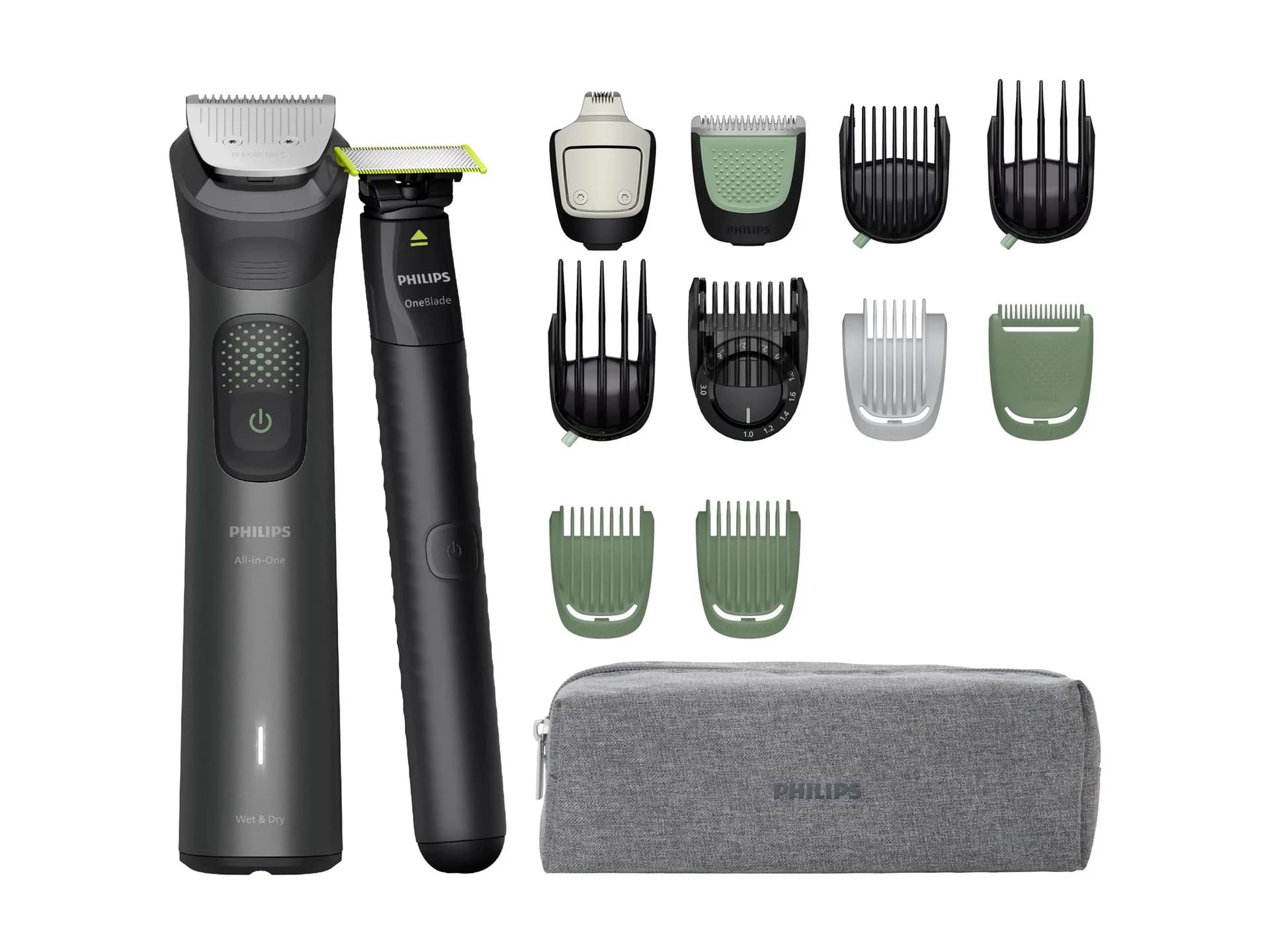Philips All-in-One Hair trimmer   MG9531/15 9000 Series   Cordless   Wet & Dry   Number of length steps 27   Black - Image 1