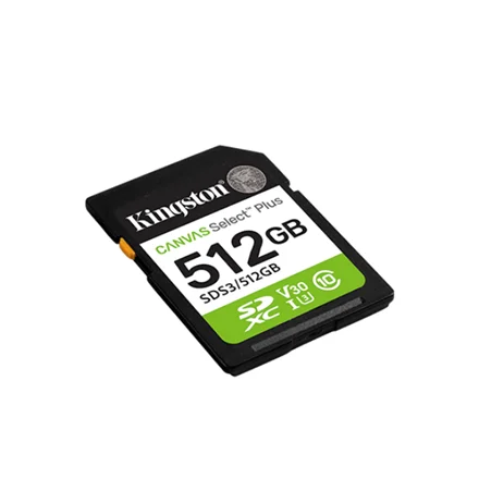 Kingston Canvas Select Plus   512 GB   SD   Flash memory class Class 10, UHS-I, U1/U3, Video Class 10/30 - Image 3