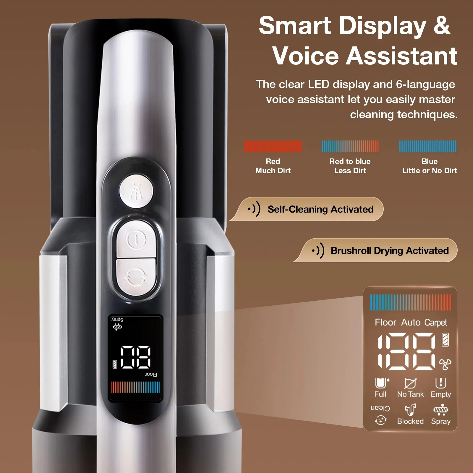 Jimmy Vacuum Cleaner and Washer PW11 Plus Cordless operating Washing function 400 W 21.6 V Operating time (max) 40-75 min Black/Silver - Image 8