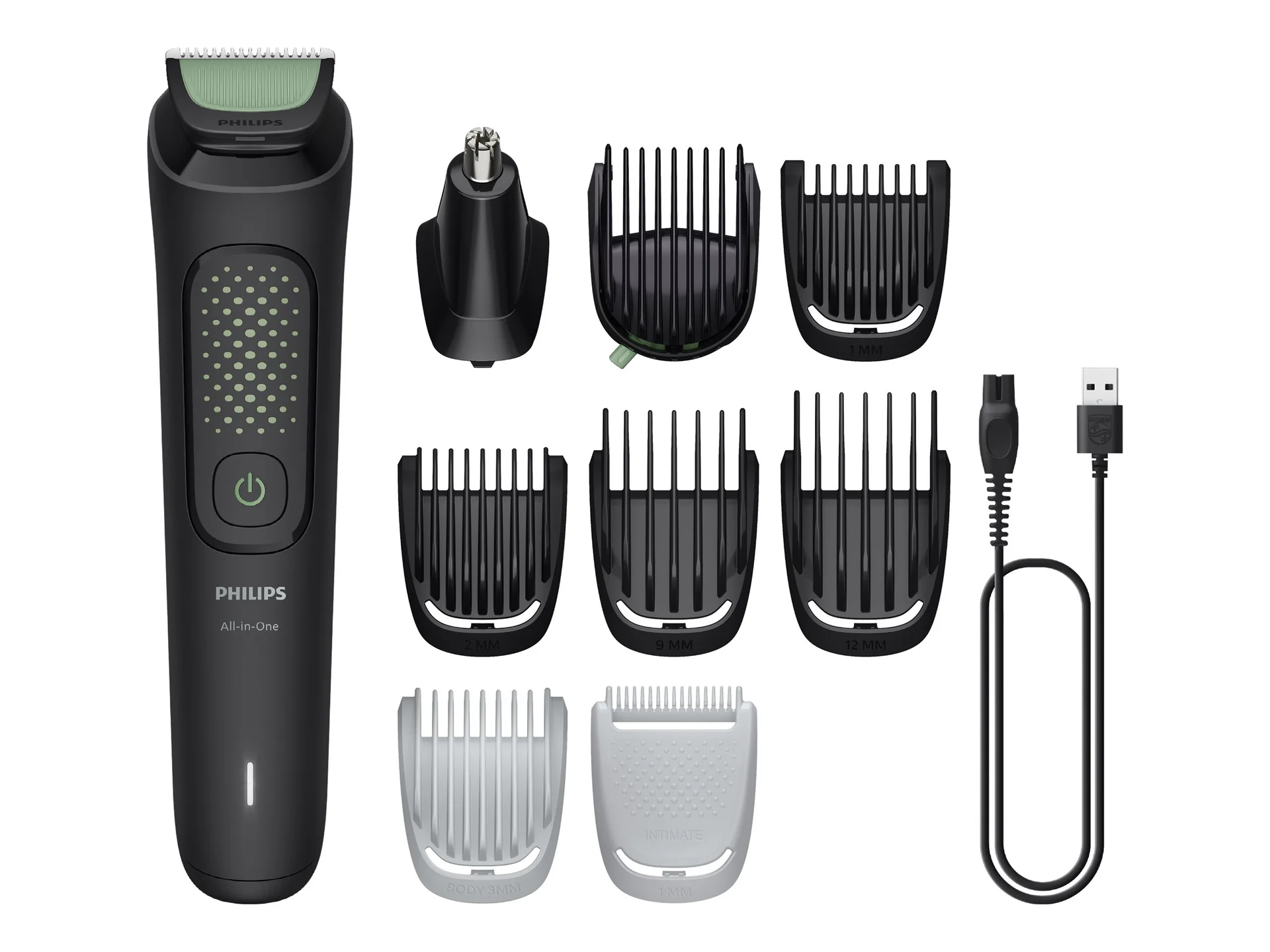 Philips All-in-One Hair Trimmer   MG3945/15 3000 Series   Cordless   Number of length steps 12   Black - Image 1