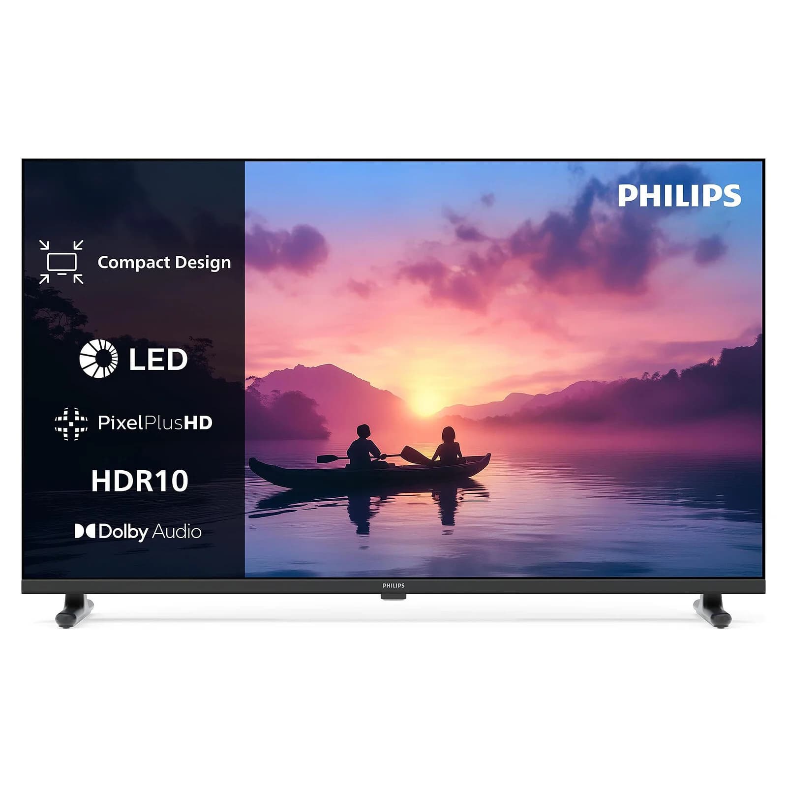 Philips 2K LED TV   32PHS6050/12   32   Smart TV   TITAN OS   Black - Image 1