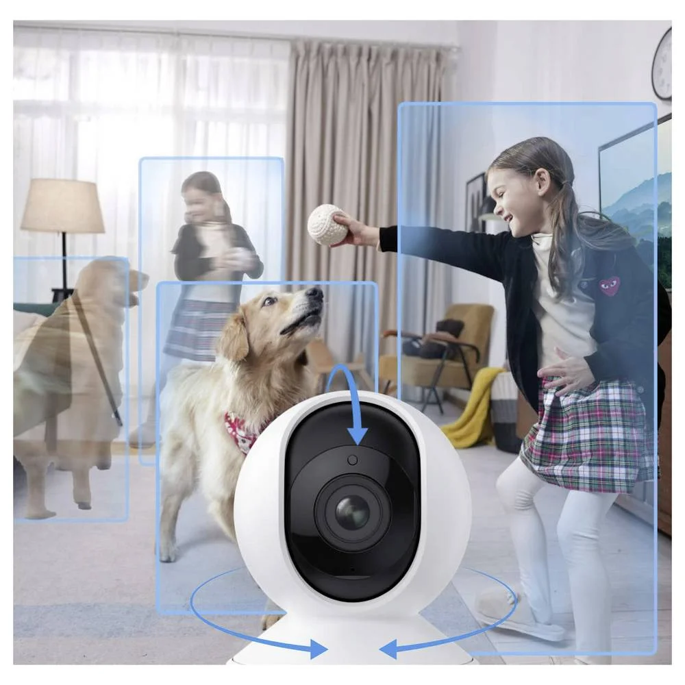 Reolink 4K Dual-Band Wi-Fi 6 Indoor Camera with Auto Tracking E Series E340 PTZ 8 MP 2.8-8mm/F1.6 Micro SD, Max. 512GB - Image 3