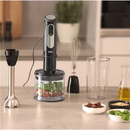 Braun Hand Blender   MQ55236M MultiQuick 5 Pro   Hand Blender   750 W   Number of speeds 25   Turbo mode   Black - Image 7