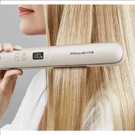 Rowenta Hair Straightener   SF4633F0 Express Shine   Ceramic heating system   Ionic function   Temperature (max) 210 °C   Number of heating levels 8   Beige - Image 4