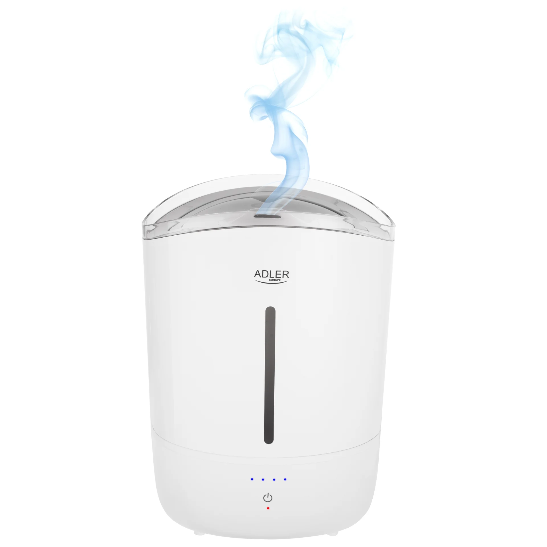 Adler Humidifier   AD 7971   30 W   Water tank capacity 5 L   Ultrasonic   Humidification capacity 100-250 ml/hr   White - Image 1