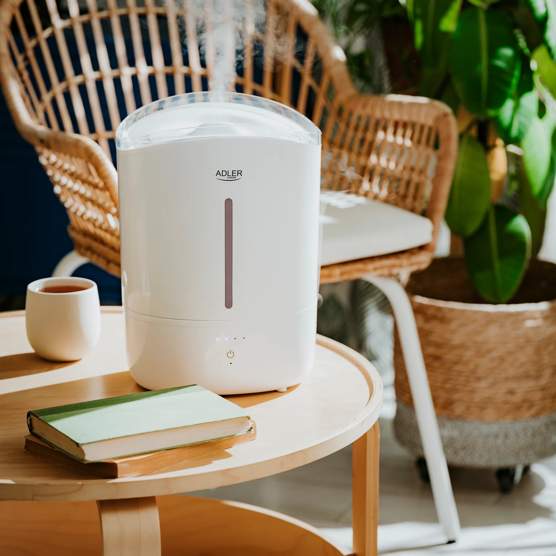Adler Humidifier   AD 7971   30 W   Water tank capacity 5 L   Ultrasonic   Humidification capacity 100-250 ml/hr   White - Image 11