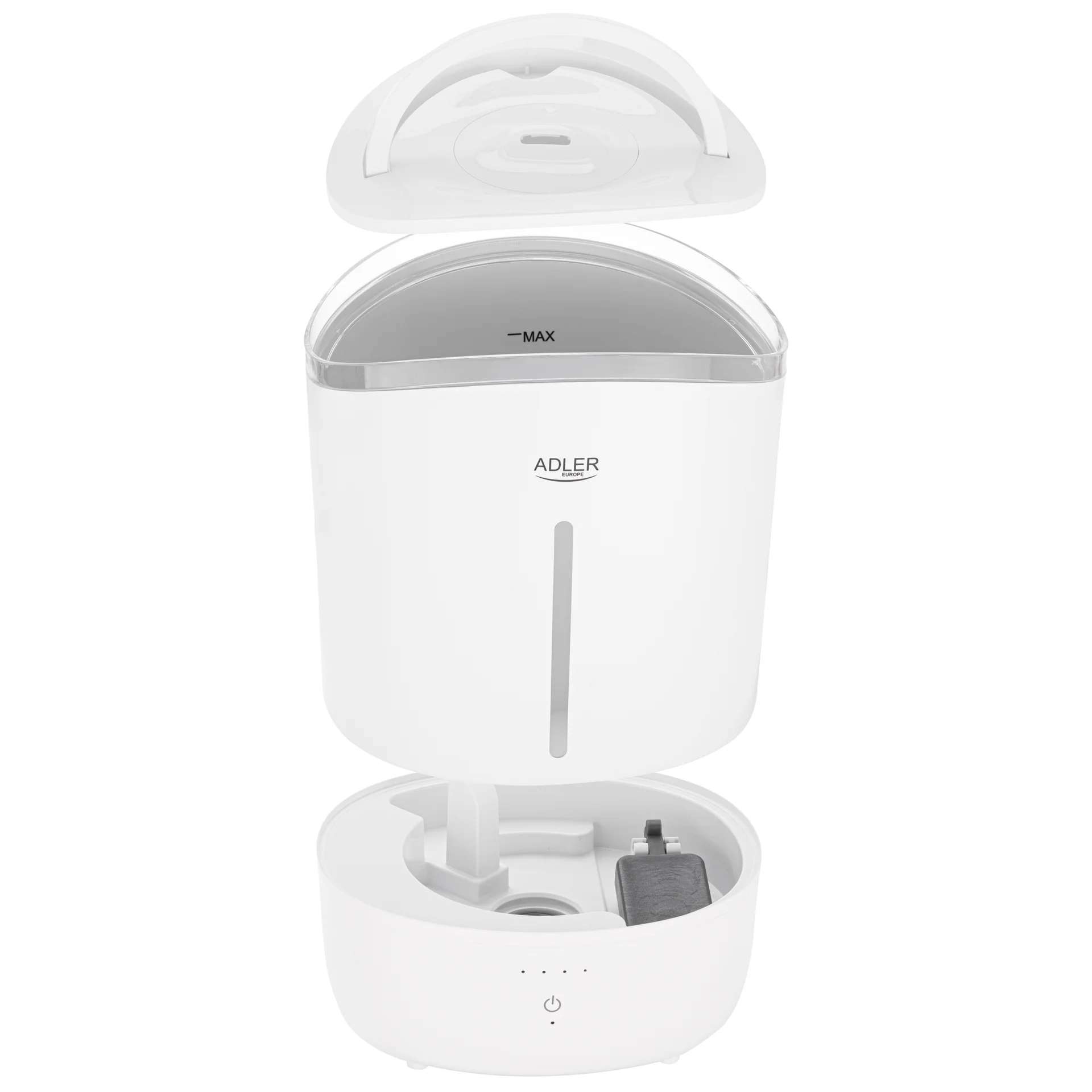 Adler Humidifier   AD 7971   30 W   Water tank capacity 5 L   Ultrasonic   Humidification capacity 100-250 ml/hr   White - Image 7