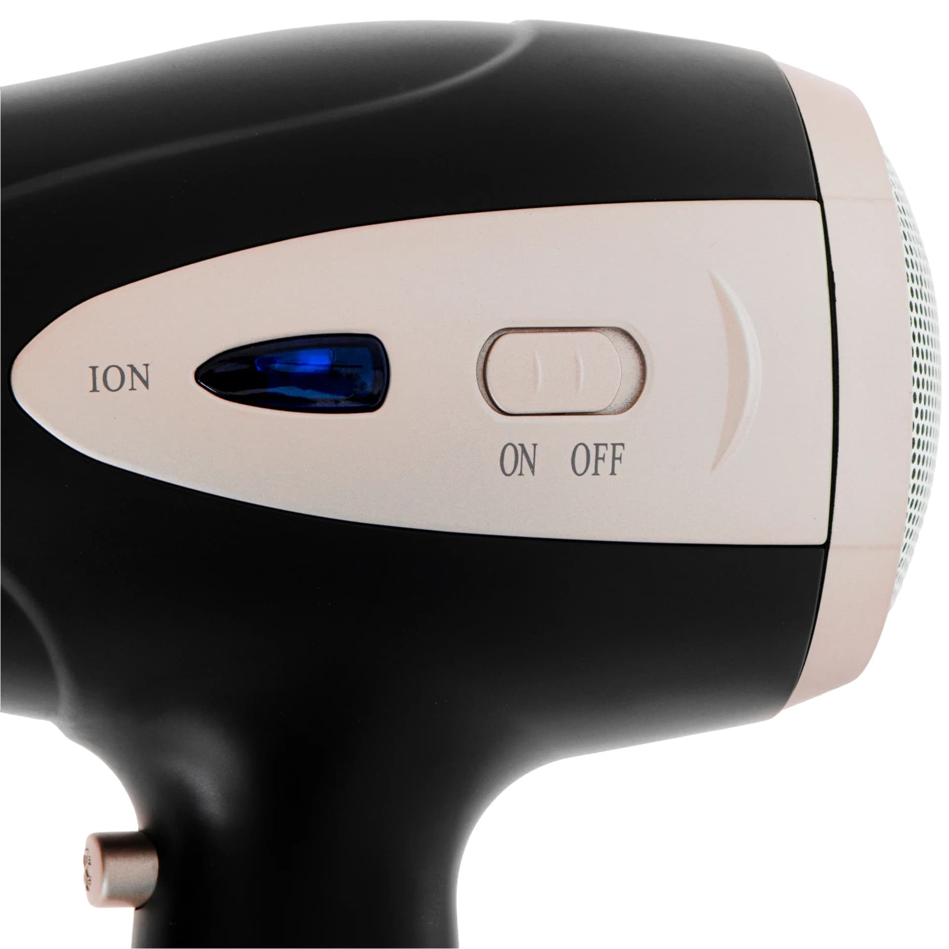 Mesko Hair Dryer   MS 2287   2200 W   Number of temperature settings 3   Diffuser nozzle   Black/Champagne - Image 8