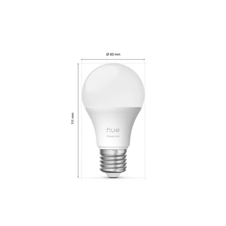 Philips Hue E WCA 806 A60 1P EU   E27   8 W   16 million colours, White and colour light   Bluetooth, Zigbee - Image 3