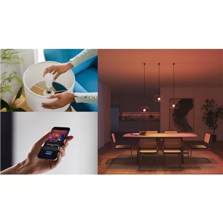 Philips Hue E WCA 806 A60 1P EU   E27   8 W   16 million colours, White and colour light   Bluetooth, Zigbee - Image 9