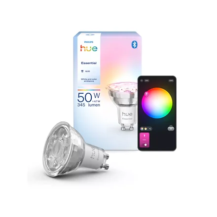 Philips Hue E WCA 345 1P EU   GU10   4.7 W   Bluetooth, Zigbee - Image 4