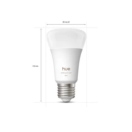 Philips Hue WCA 810 A60 3P EU   E27   6 W   Bluetooth, Zigbee - Image 3