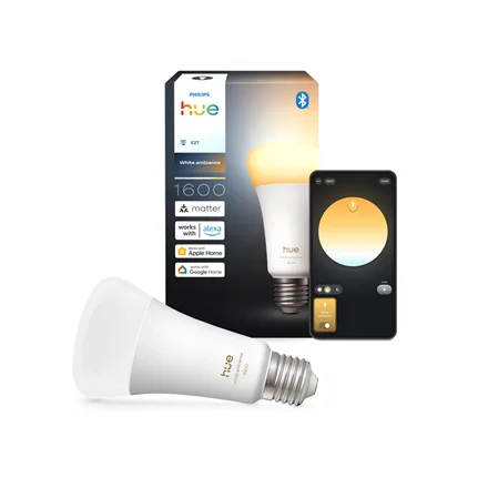 Philips Hue WA 1600 A67 1P EU   E27   11.8 W   White and colour light   Bluetooth and Zigbee - Image 3