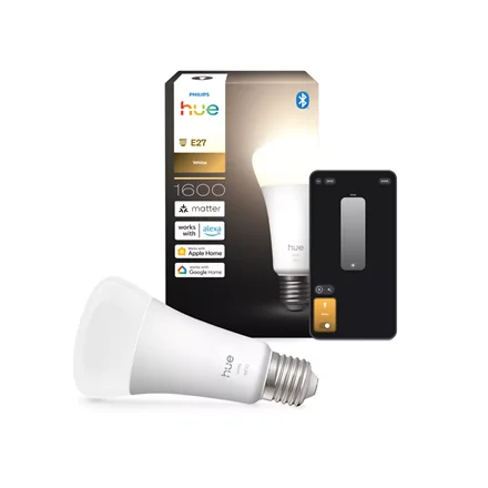 Philips Hue W 1600 A67 1P EU   E27   13.5 W   Soft white light   Bluetooth and Zigbee - Image 3