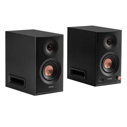 Edifier MR5 Tri-amped Studio Monitor Speakers, Black - Image 1
