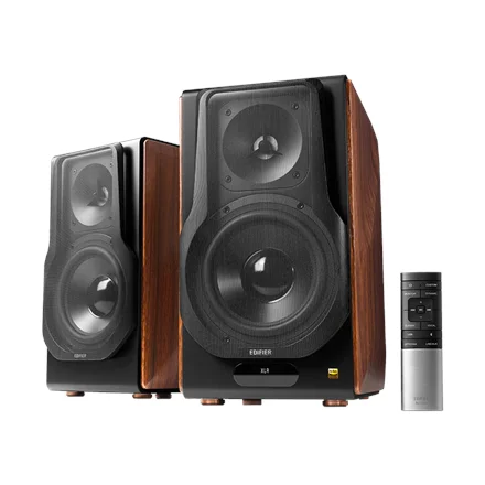Edifier Premium 2.0 Speaker System S3000MK II Bluetooth Wireless connection Brown - Image 1