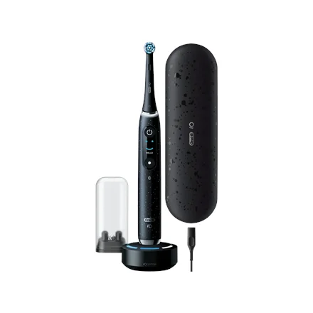 Oral-B Electric Toothbrush iO10 Series Rechargeable For adults Number of brush heads included 1 Number of teeth brushing modes 7 Cosmic Black Booster - Image 2