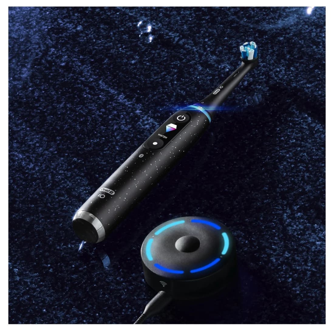 Oral-B Electric Toothbrush iO10 Series Rechargeable For adults Number of brush heads included 1 Number of teeth brushing modes 7 Cosmic Black Booster - Image 6