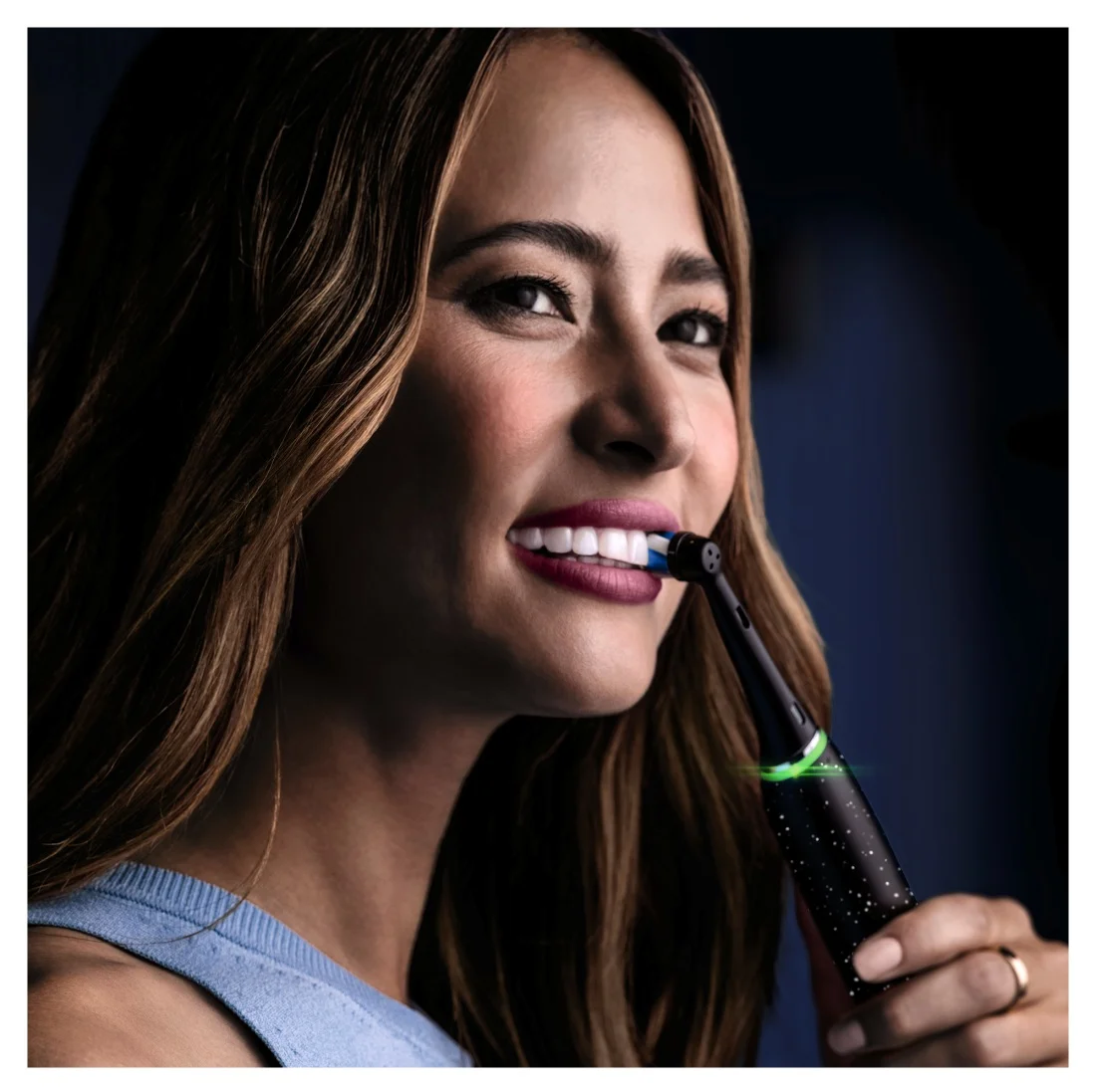 Oral-B Electric Toothbrush iO10 Series Rechargeable For adults Number of brush heads included 1 Number of teeth brushing modes 7 Cosmic Black Booster - Image 7