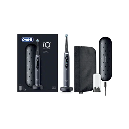 Oral-B Electric Toothbrush iO9 Series Rechargeable For adults Number of brush heads included 1 Number of teeth brushing modes 7 Black Special Edition - Image 2