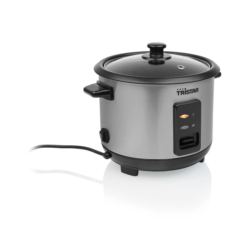 Tristar RK-6146 Rice cooker 400 W 1 L Black/Stainless steel - Image 1