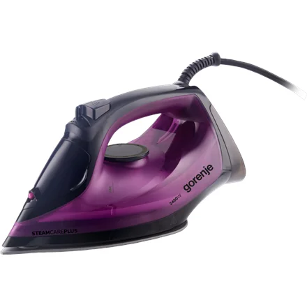 Gorenje SIK2400BKV Steam Iron 2400 W Water tank capacity 450 ml Continuous steam 40 g/min - Image 1