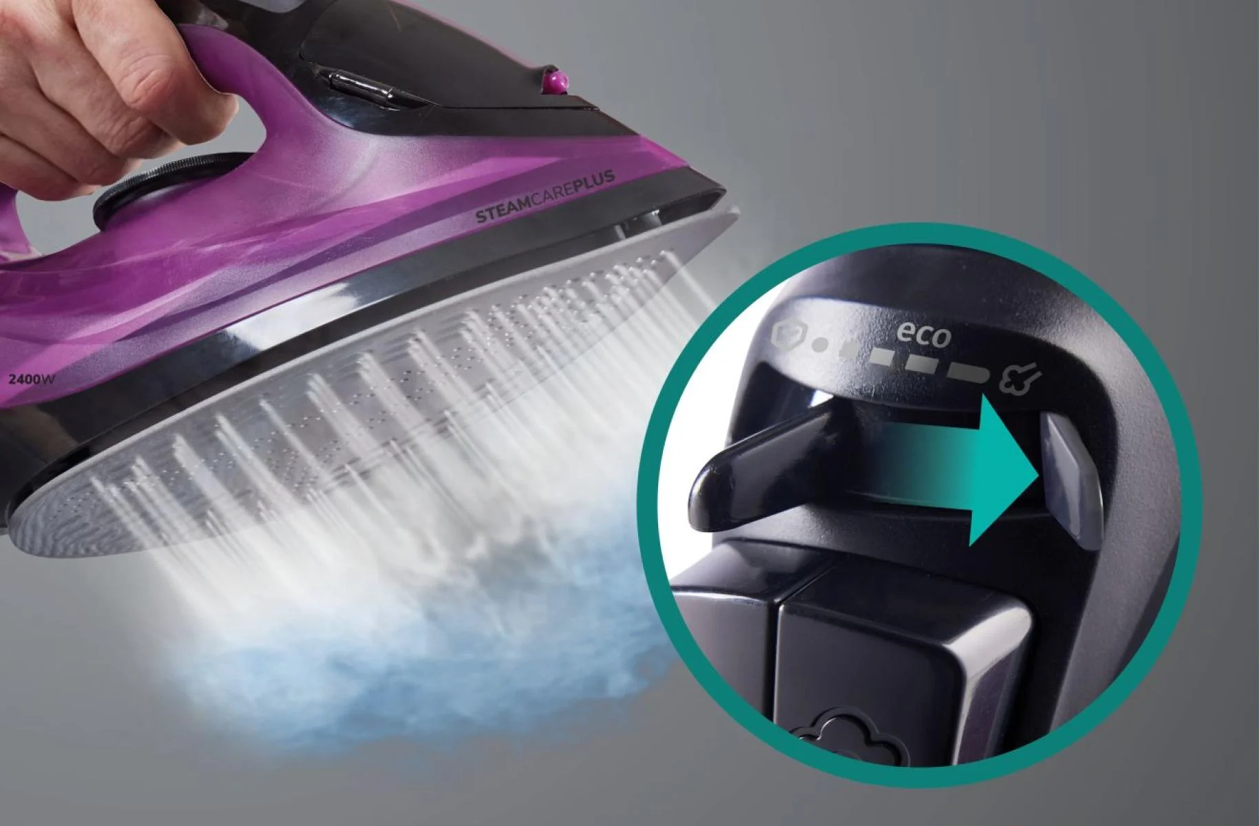 Gorenje SIK2400BKV Steam Iron 2400 W Water tank capacity 450 ml Continuous steam 40 g/min - Image 4