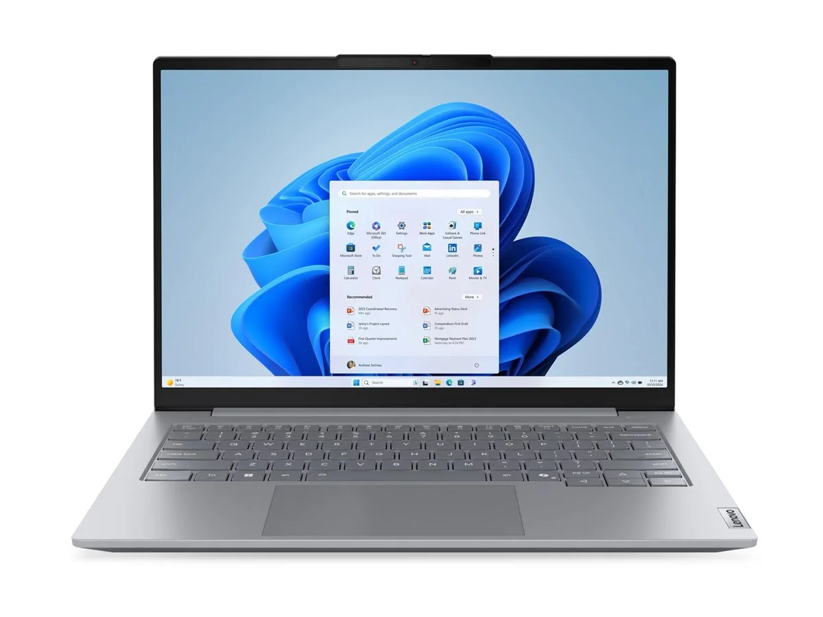 Lenovo 14 G8 IAL Intel ThinkBook Arctic Grey 14 " IPS WUXGA 60 Hz 1920 x 1200 pixels Anti-glare Intel Core Ultra 9 185H 16 GB SODIMM DDR5 Solid-state drive capacity 512 GB Intel Arc Graphics Windows 11 Pro 802.11ax Bluetooth version 5.3 Keyboard language 