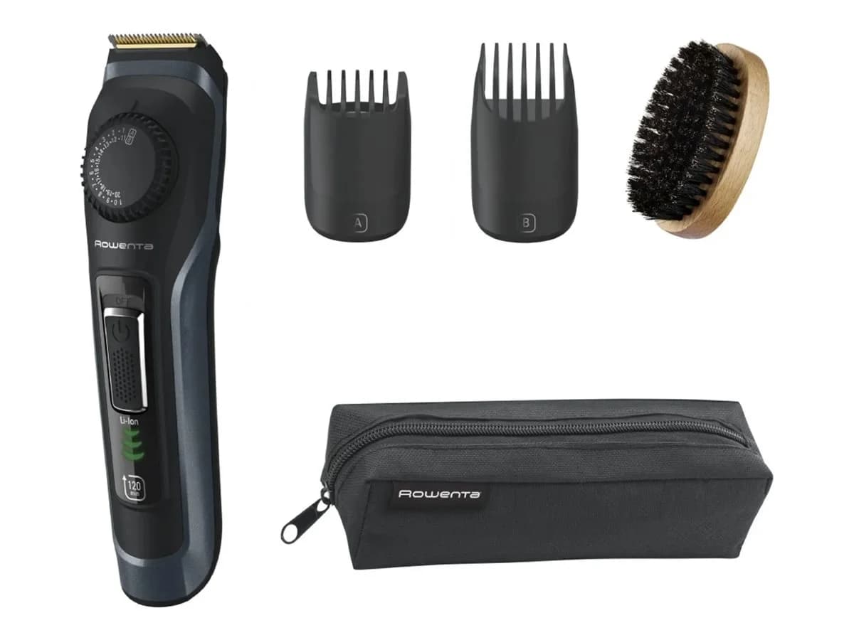 Rowenta Beard Trimmer TN3804E0 Virtuo Cordless Number of length steps 39 Black/Blue - Image 1