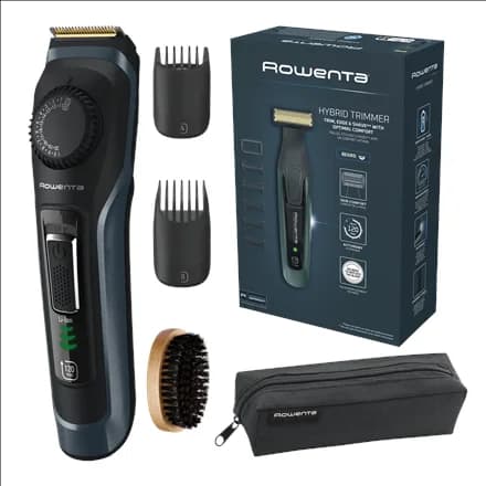 Rowenta Beard Trimmer TN3804E0 Virtuo Cordless Number of length steps 39 Black/Blue - Image 2