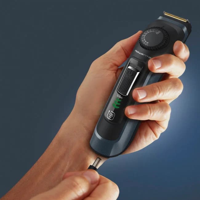 Rowenta Beard Trimmer TN3804E0 Virtuo Cordless Number of length steps 39 Black/Blue - Image 4