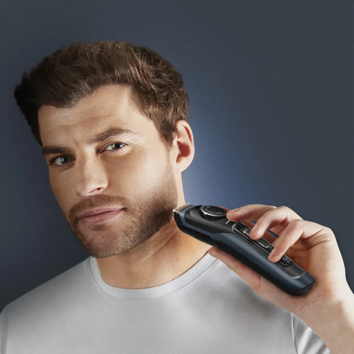 Rowenta Beard Trimmer TN3804E0 Virtuo Cordless Number of length steps 39 Black/Blue - Image 5