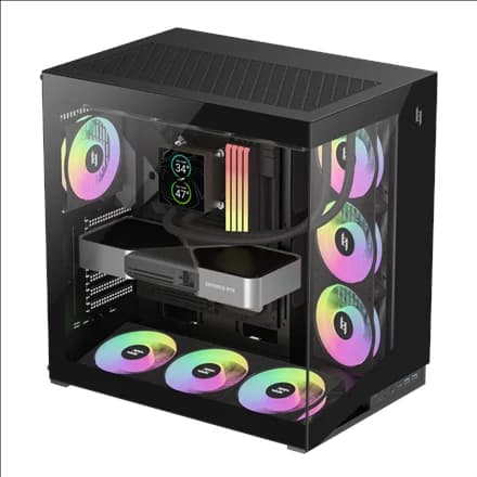 Gamemax Case NEX C56 BK ATX - Image 4